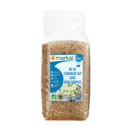 Riz Long BIO 1 2 Complet Camargue 6x1kg Markal Vrac BIO